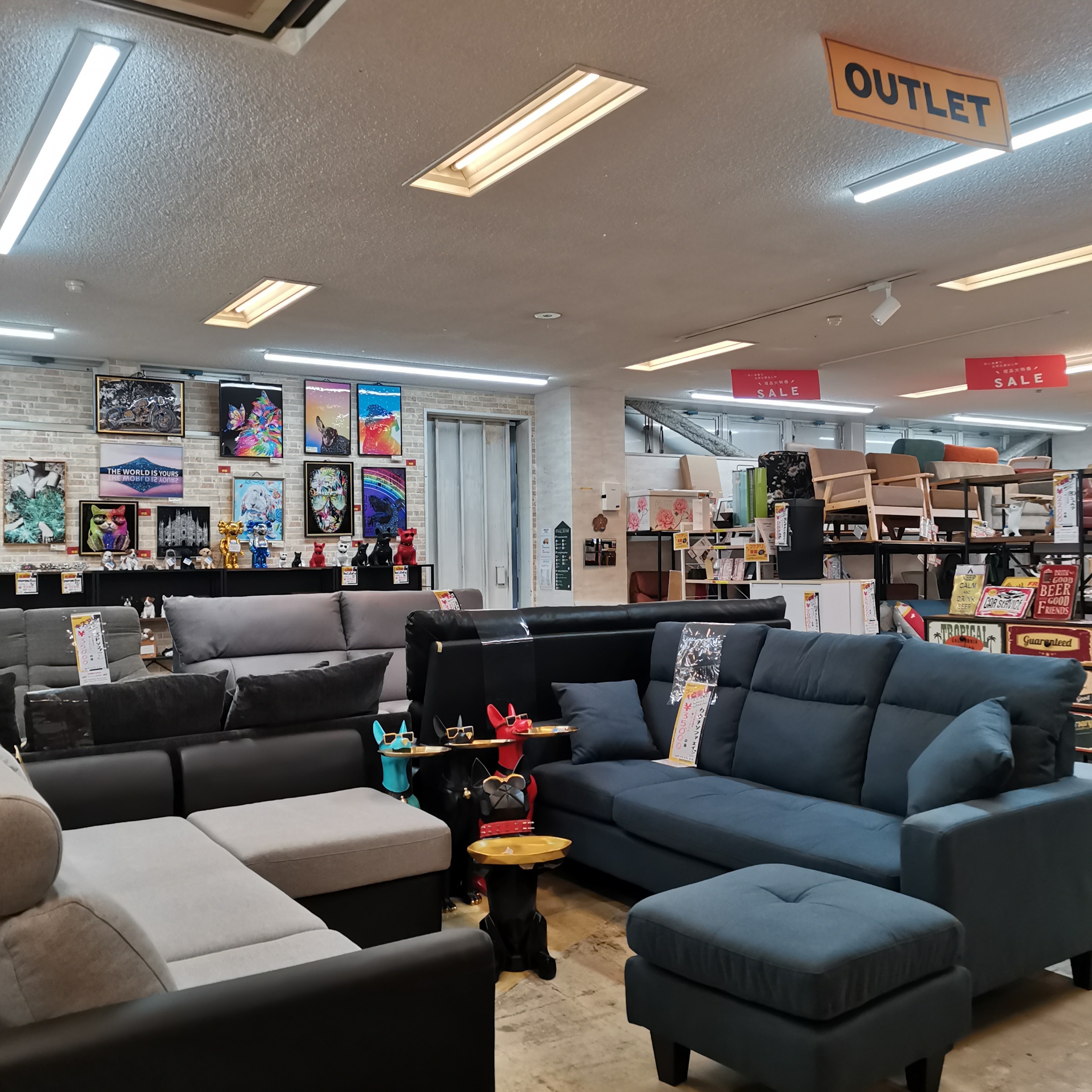 アウトレット売り場